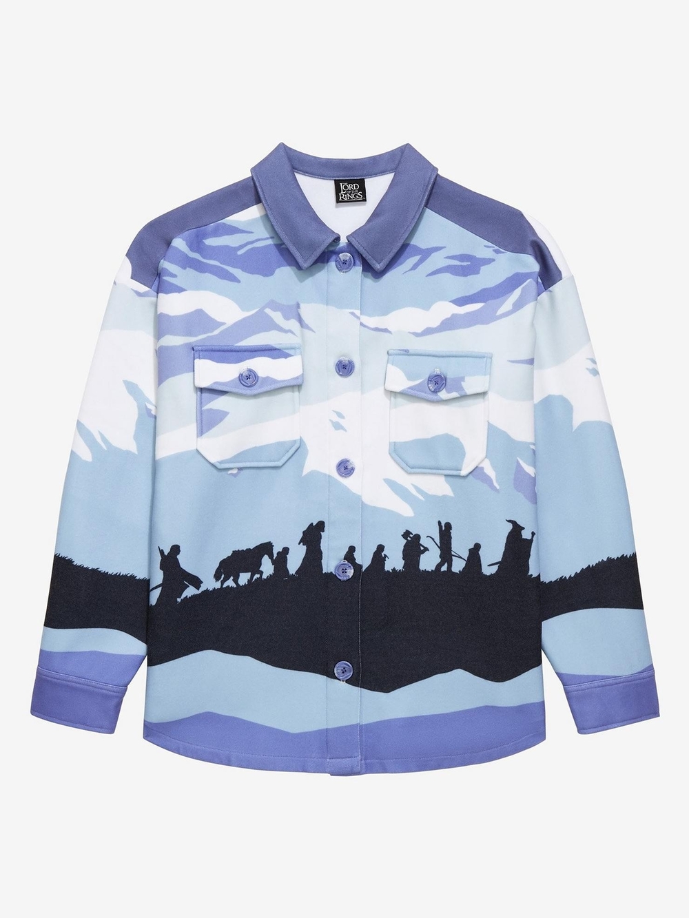 The Lord of the Rings Polar Fleece Jacket Unisex Oversized Fall Winter Rare